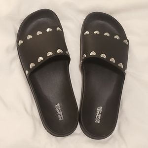 Michael Kors Black Sandals size 10 womens